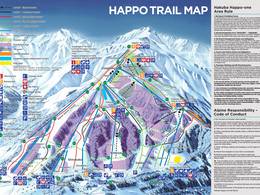 Mappa delle piste Happo-One - Hakuba