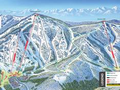 Mappa delle piste Beaver Mountain