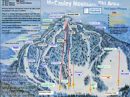 Mappa delle piste McCauly Mountain