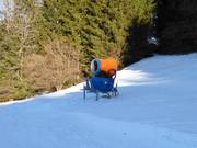 Cannone da neve presso la seggiovia Waldrastlift