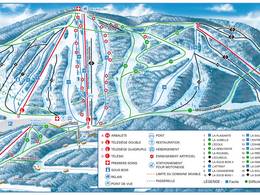 Mappa delle piste Mont Comi