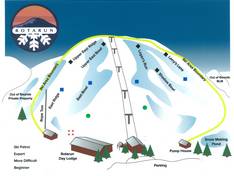 Mappa delle piste Rotarun