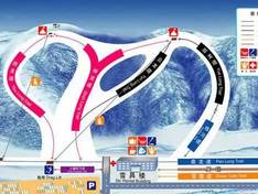 Mappa delle piste Wanlongbayi