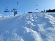 Pista a gobbe presso le Front Slopes