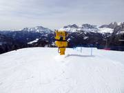 Cannone da neve ad alte prestazioni al Buffaure