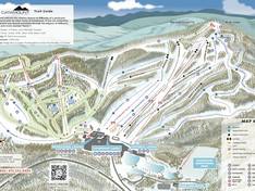 Mappa delle piste Catamount