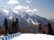 Area bambini sotto il Mountain Shelter.