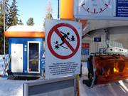 Vietato sciare nei boschi