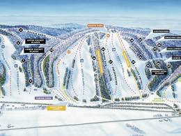 Mappa delle piste Snow Ridge