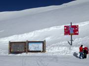 Mappa delle piste nel comprensorio sciistico