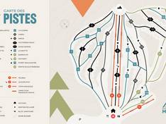 Mappa delle piste Mont Vidéo