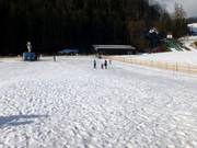 Area di esercitazione vicino alla stazione a valle della seggiovia a 4 posti