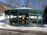 Schirmbar Rodel-Bude alla stazione a valle a Vandans