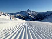 Pista perfettamente preparata a Warth-Schröcken