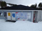 Mappa delle piste alla stazione a valle