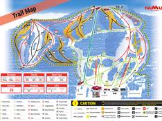 Mappa delle piste Kamui Ski Links
