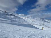 Vista verso lo skilift Rocky Gully T-Bar