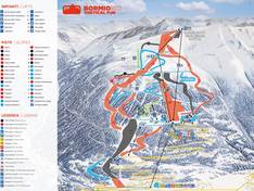 Mappa delle piste Bormio - Cima Bianca