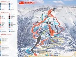 Mappa delle piste Bormio - Cima Bianca