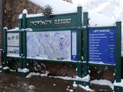 Tabellone informativo a valle