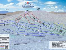 Mappa delle piste Sinyaya Sopka - Artëm
