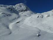 Pendii di neve fresca a Stuben