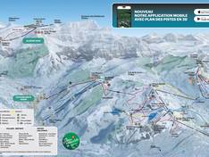 Mappa delle piste Villars/Gryon/Les Diablerets