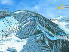 Mappa delle piste Buková hora - Čenkovice/Červená Voda