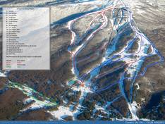 Mappa delle piste Cerro Mirador - Punta Arenas