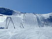 Piste del ghiacciaio al Matterhorn glacier paradise