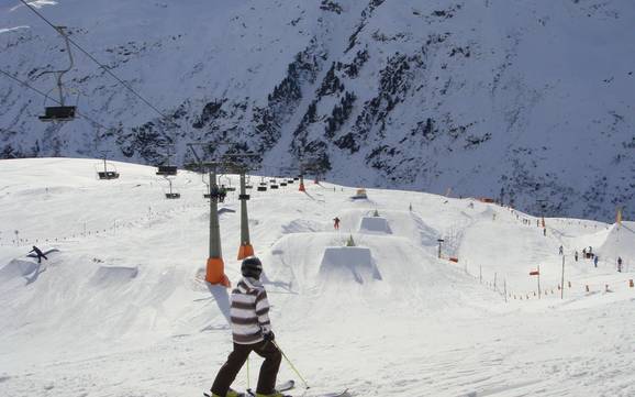 Snowparks Monti delle Lechquellen – Snowpark St. Anton/St. Christoph/Stuben/Lech/Zürs/Warth/Schröcken - Ski Arlberg