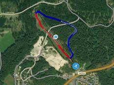 Mappa delle piste Wurmsteinlift - Flossenbürg