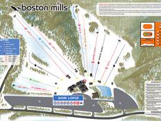 Mappa delle piste Boston Mills
