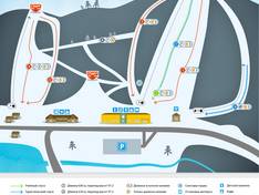 Mappa delle piste Pilnaya