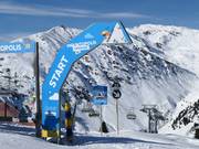 Inizio della ripida pista Harakiri