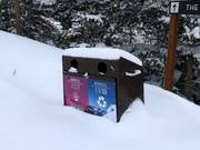 Raccolta differenziata dei rifiuti nell’area sciistica