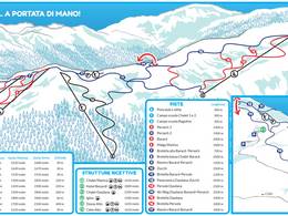 Mappa delle piste Passo Maniva