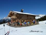 Rifugio Holzknechtstub presso la pista 30 verso la Sinalco-Bahn