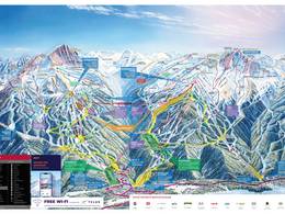 Mappa delle piste Whistler Blackcomb