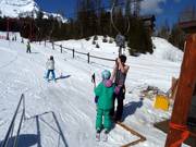 Assistenza per la salita allo skilift a piattello