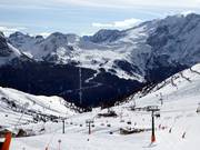 Vista dal Col Rodella verso il Belvedere
