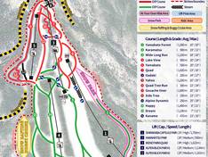 Mappa delle piste Ikenotaira Onsen