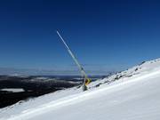 Lancia da neve a Levi