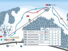 Mappa delle piste Dolina Leśnicy/Świniorki - Brenna Leśnica
