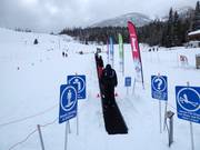 Pista pratica con tappeto roulant