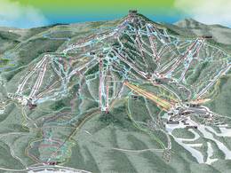 Mappa delle piste Killington