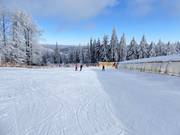 Area di esercitazione Junior Ski Zirkus con tappeti mobili coperti