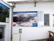 Mappa delle piste stazione a valle Grünbodenexpress