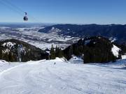 Partenza della discesa di Coppa del Mondo