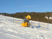 Cannone da neve ad alte prestazioni sulla Postalm